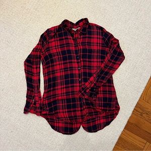 Lucky Button Down Plaid Shirt size Small